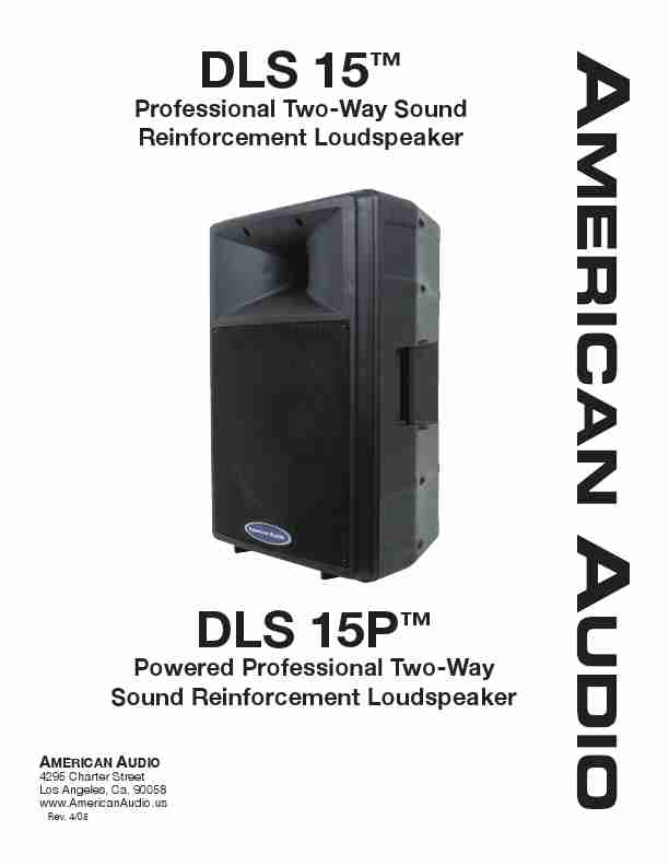 American Audio Car Speaker DLS 15-page_pdf